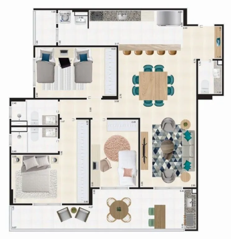 Imagem Apartamento à Venda em Ocian, Praia Grande - SP