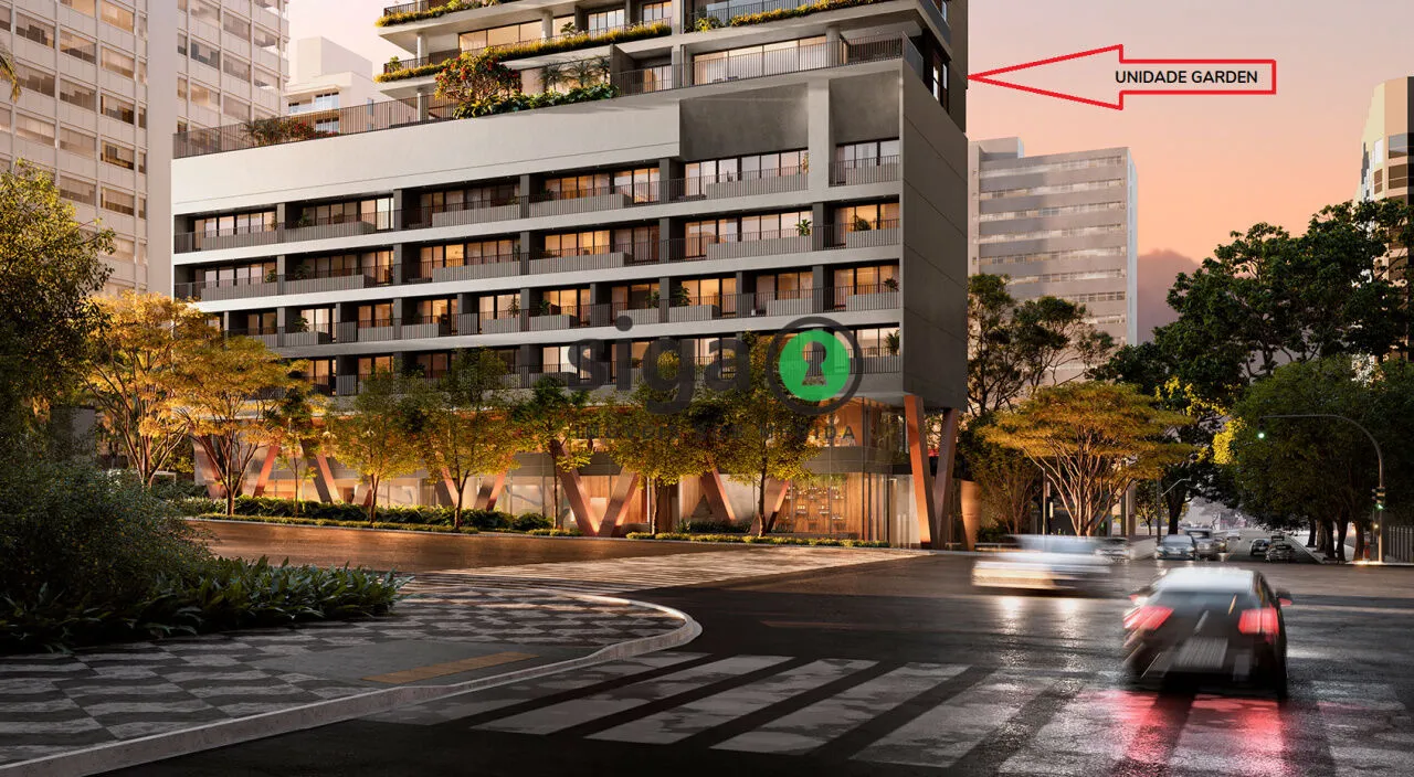 Foto do imóvel Apartamento Garden à venda em Higienópolis de 191m² com 3 suítes e 2 vagas - São Paulo