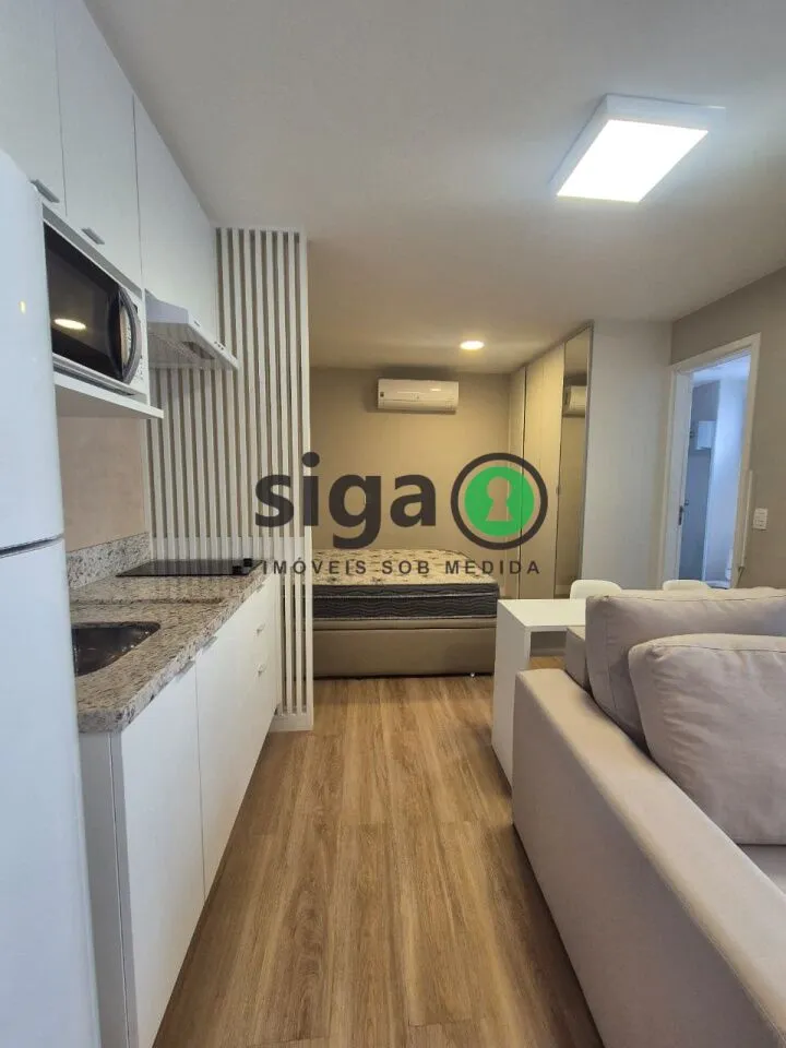 Foto do imóvel Studio mobiliado para Locação no Itaim Bibi com Vaga de Garagem.