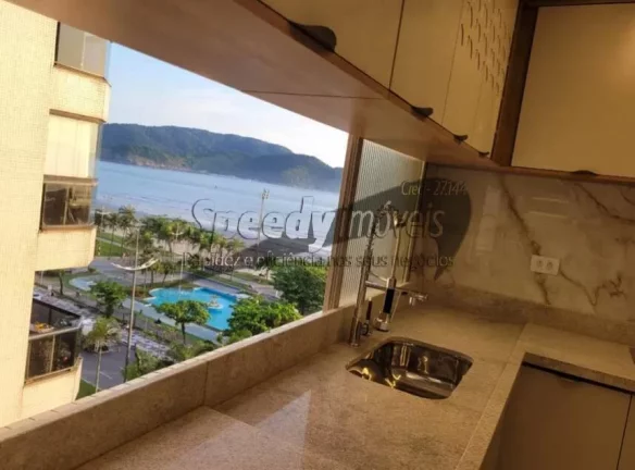Imagem Apartamento na orla a praia em Santos, bairro Aparecida