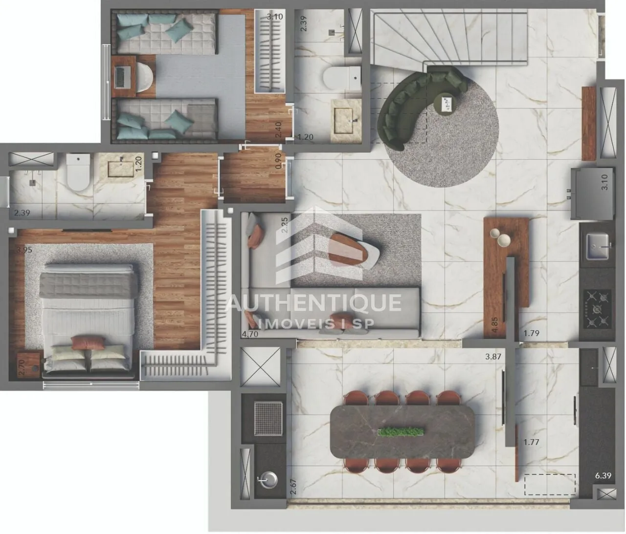 Imagem Living Hereditá Ipiranga - Apartamento à venda no bairro Ipiranga - São Paulo/SP, Zona Sul