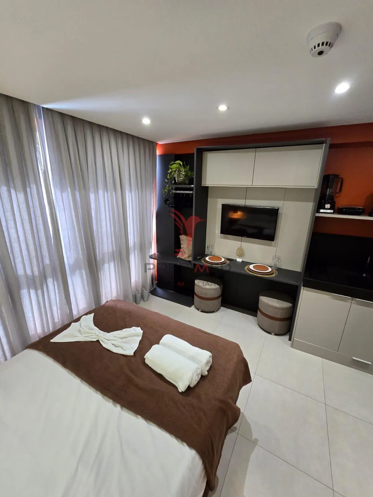 Foto do imóvel Lindo Flat porteira fechada na orla do Bessa todo Decorado . João Pessoa. Pronto a usar !! em Rua Santa Terezinha, 270 - Bessa, João Pessoa - PB