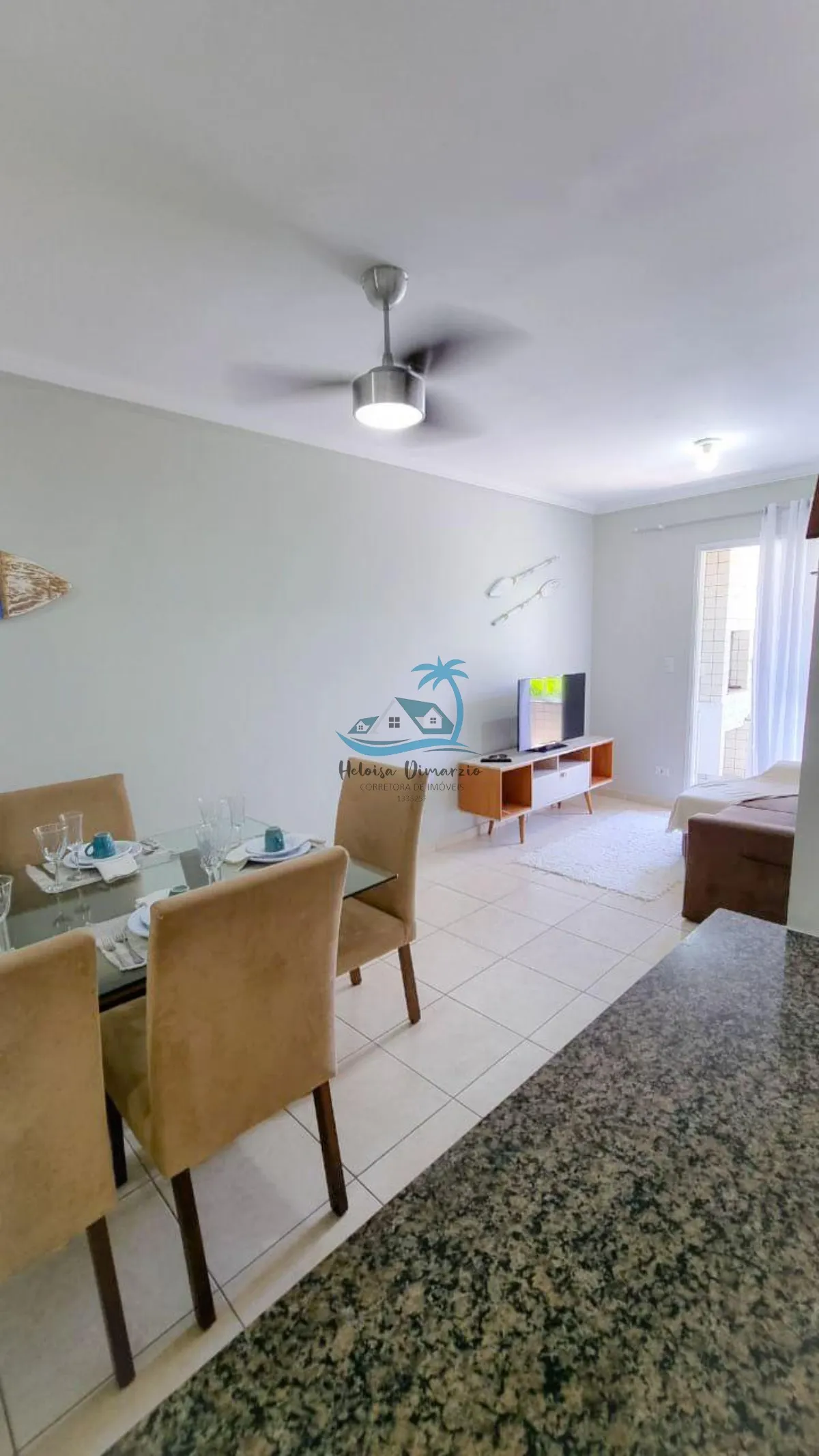 Imagem Excelente apartamento com 65m², 2 dormitórios e 2 vagas de garagem à venda no Itaguá em Ubatuba
