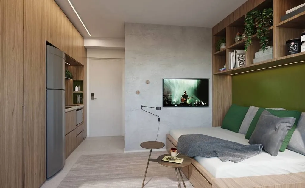 Imagem Studios modernos a uma quadra do metrô Trianon-Masp.Um empreendimento de apartamentos studio de 20 ...