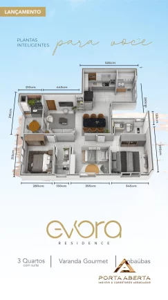 Imagem Apto 3 Quartos, sendo 1 suite e varanda gourmet - Imbaubas - COD 727