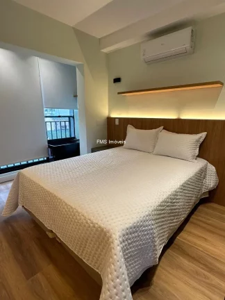 Imagem Apartamento à venda em São Paulo-SP, bairro Santa Cecília - 1 quarto, 1 sala, 1 banheiro - 23m²
