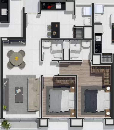 Imagem Condado San Diego - Apartamento à venda no bairro Zona Nova - Capão da Canoa/RS