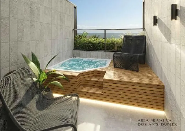 Imagem Flat moderno no Mares Cabo Branco com lazer completo, rooftop sofisticado e localização nobre próximo à praia.