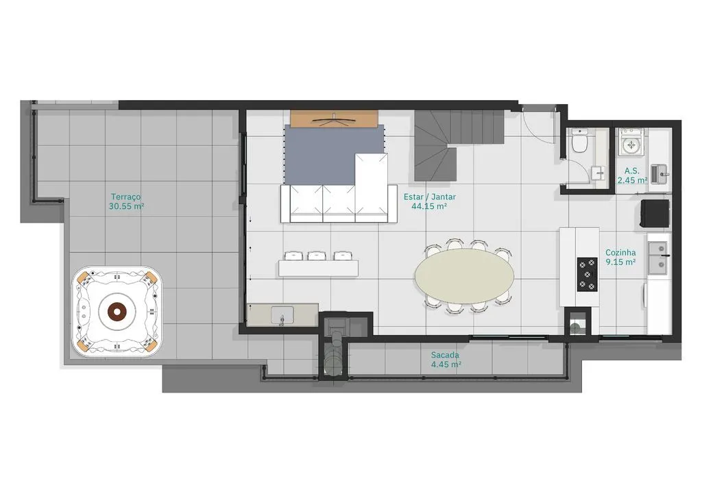 Imagem Loft à venda, 39 m² por R$ 549.997,00 - Tambaú - João Pessoa/PB