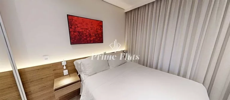 Imagem Flat disponível para locação no VHouse Faria Lima, com 36m², 1 dormitório e 1 vaga