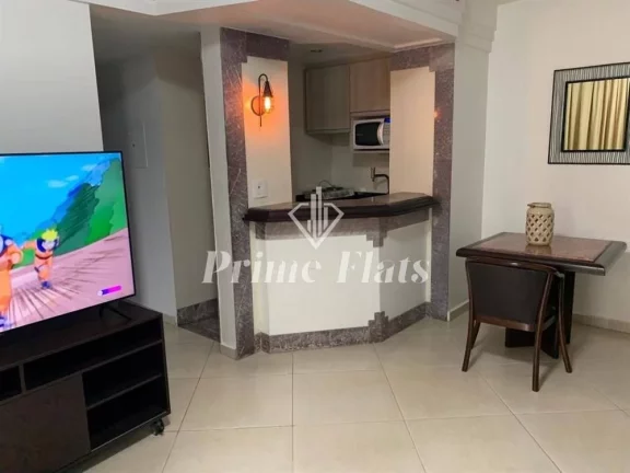 Imagem Flat disponível para locação no Golden Tower Residence, com 42m², 1 dormitório e 1 vaga