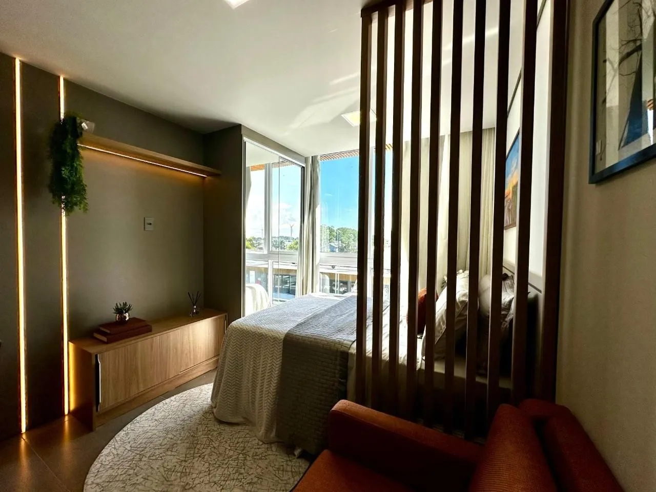 Imagem Excelente Studio mobiliado com vaga coberta no Living Resort House