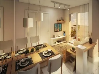 Imagem Apartamento à venda no Brás, São Paulo-SP: 2 quartos, 2 salas, 1 banheiro, 1 vaga e 52m² no Residencial Capital Brás!