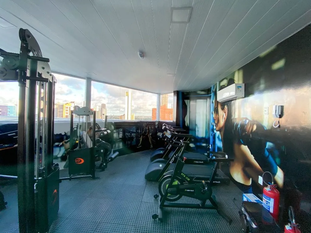Imagem Apartamento de 54 m² no Vuarnet Home Service, em Miramar, João Pessoa, com 2 quartos, sendo 1 suíte, 2 banheiros e 2 vagas de garagem.