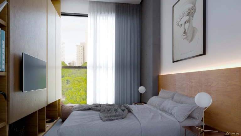 Imagem Apartamento com 1 Quarto à Venda, 27 m² em Casa Amarela - Recife