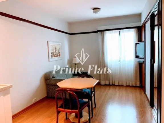 Imagem Flat disponível para locação no Ninety Hotel, com 33m², 1 dormitório e 1 vaga de garagem