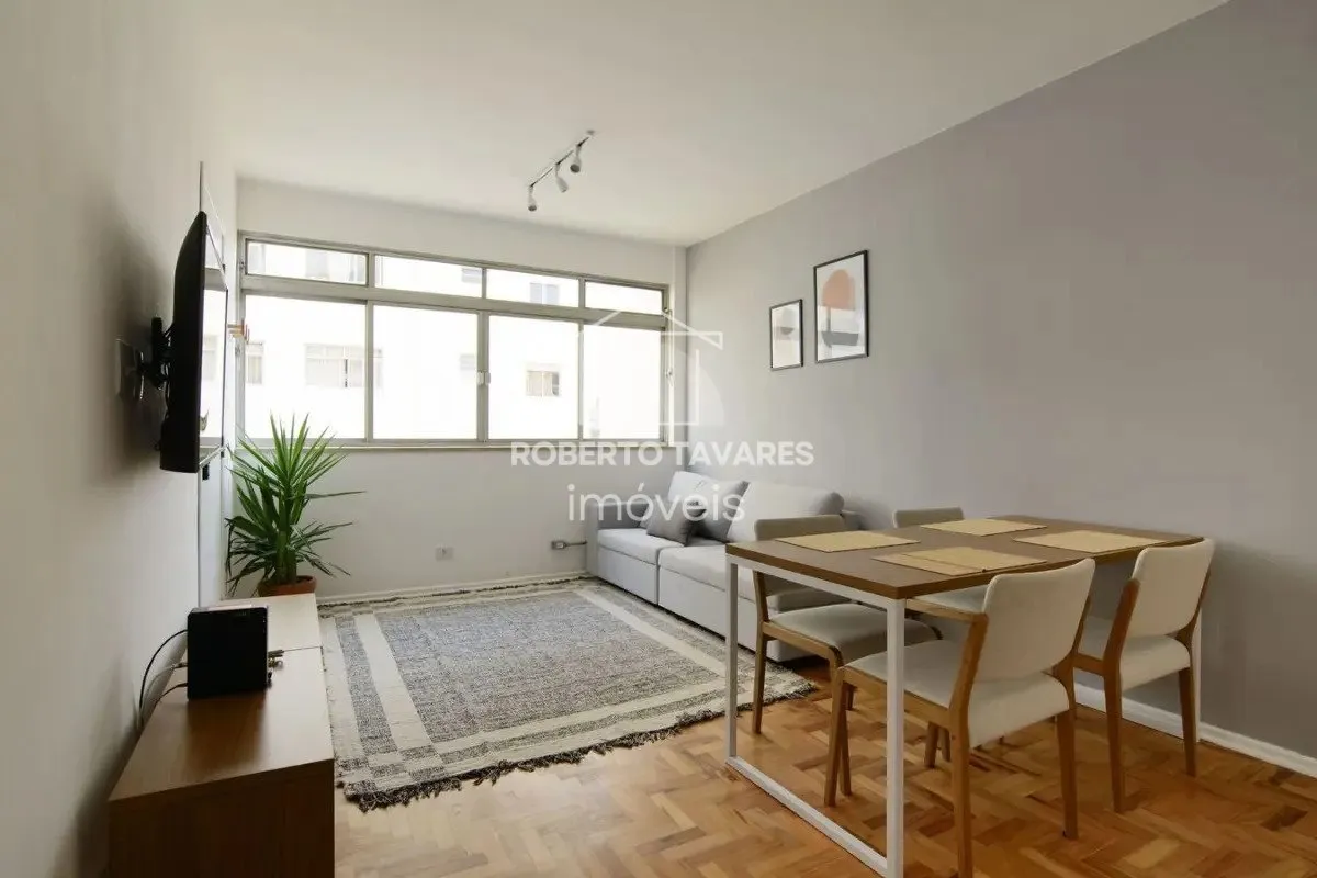 Imagem Apartamento Mobiliado de 110m² de área útil na Vila Mariana, com 4 Dormitórios, 2 Suítes - Próximo a estação metrô Ana Rosa