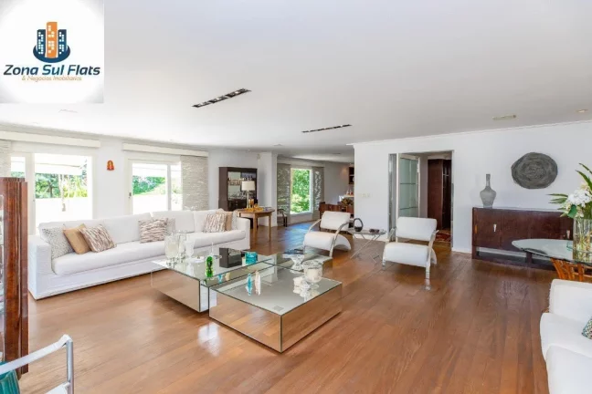 Imagem Casa Alto Padrão à Venda No Morumbi Com 4 Suítes e 6 Vagas - Condomínio Fechado