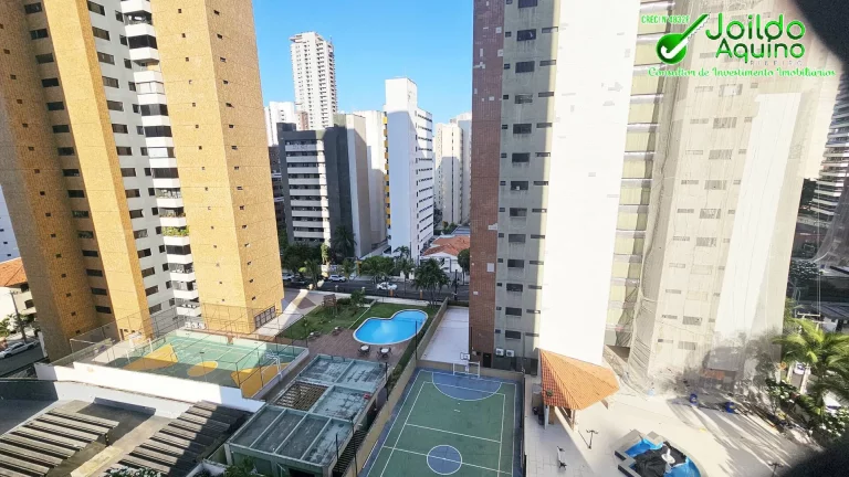 Imagem 3 Suítes com Closet e Hidro, Varandão – Meireles - 3 quadras da beira-mar.