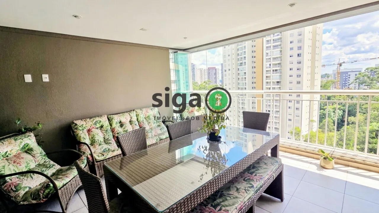 Imagem Apartamento à venda de 168m2, com 3 suítes, 3 vagas na Vila Andrade