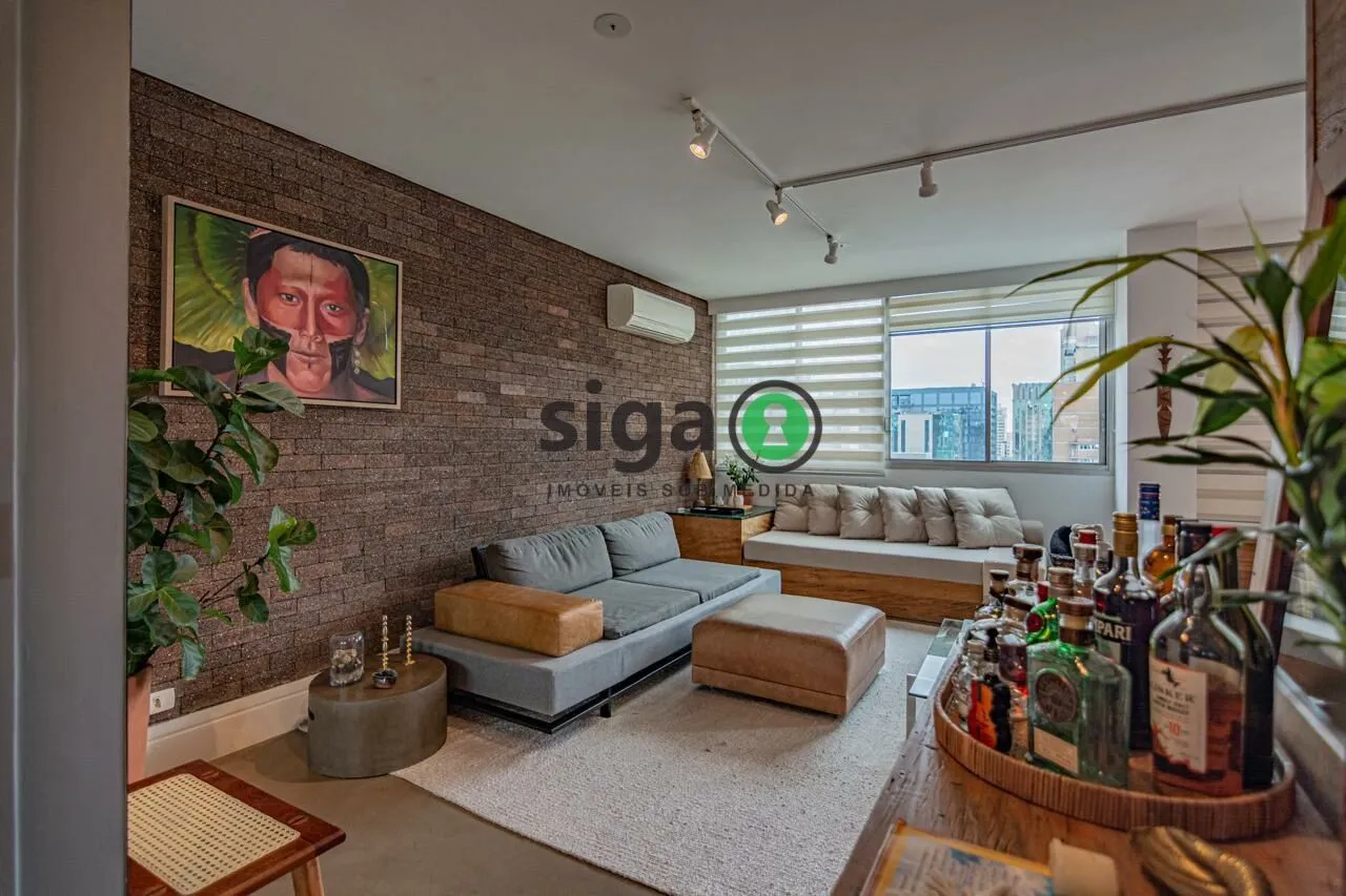 Imagem Apartamento Mobiliado no Itaim! com 2 quartos e 1 vaga.