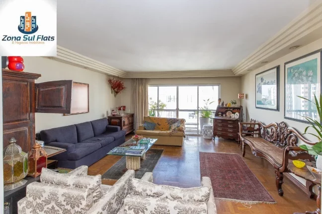 Imagem Apartamento à Venda No Brooklin Com 4 Dormitórios Sendo 2 Suítes e 2 Vagas - 1 Por Andar