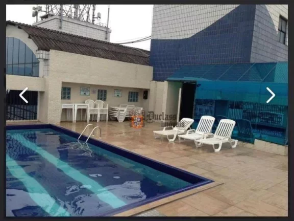 Imagem Flat com 1 dormitório à venda, 50 m² por R$ 200.000 - Centro - São Vicente/SP