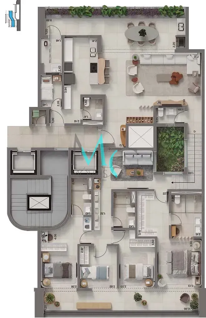 Imagem Apartamento à venda 4 Quartos 2 Suites 3 Vagas 224.88M² Barra da Tijuca Rio de Janeiro - RJ | Península Insigna