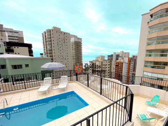Foto do imóvel Cobertura com 3 dormitórios à venda, 208 m² por R$ 1.150.000,00 - Aviação - Praia Grande/SP