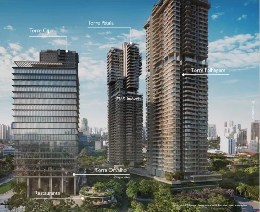 Foto do imóvel Imperdível: Apartamento à venda no Brooklin, São Paulo-SP, com 3 quartos, 3 salas, 5 banheiros, 3 vagas de garagem e 197m².