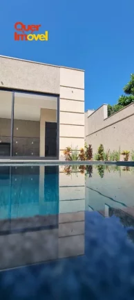 Imagem Luxuosa Casa em Condomínio à venda em Ribeirão Preto-SP, no Alphaville: 4 quartos, 4 suítes, 2 salas, 7 banheiros, 4 vagas de garagem, 498m² - Com Cinema Anfiteatro!