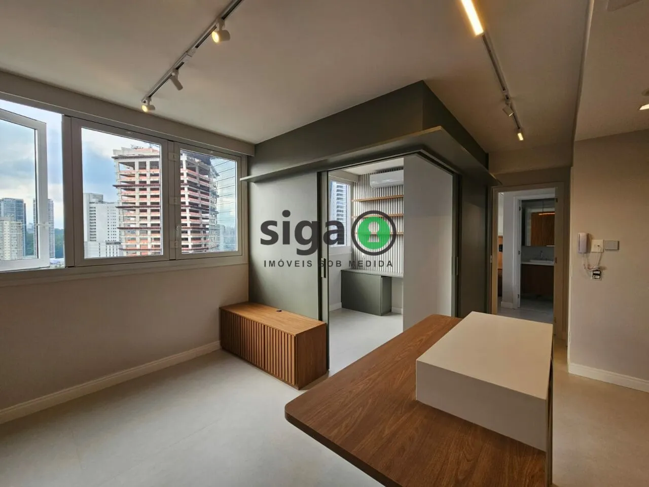Imagem Apartamento 48m² para locação, mobiliado, 2 quartos, localizado na Chácara Santo Antônio, São Paulo.