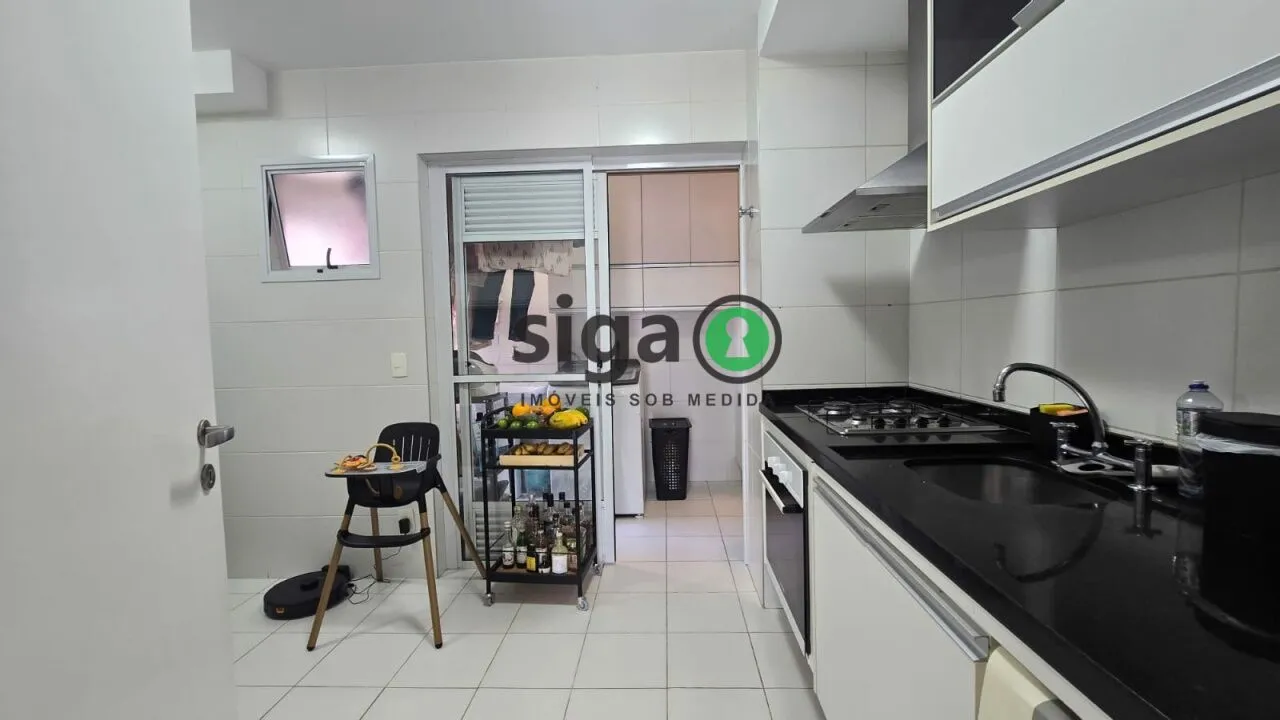 Imagem Apartamento sofisticado de 95m² no Brooklin com varanda gourmet e sol da manhã!!