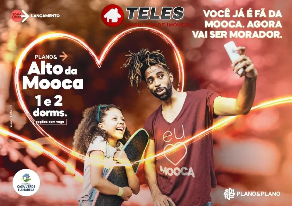 Imagem Apartamentos de 1 e 2 dorms. no alto da Mooca.