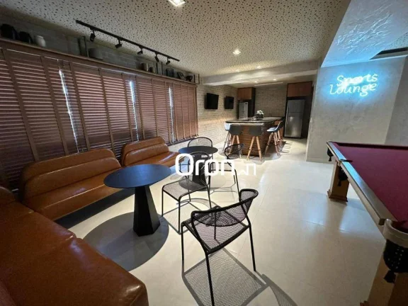 Imagem Apartamento mobiliado com 3 dormitórios à venda, 102 m² por R$ 1.550.000 - Setor Bueno - Goiânia/GO