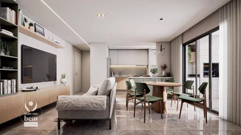 Imagem Apartamento com 2 quartos sendo 1 suíte à venda, 74 m² por R$ 698.250 - Boa Vista - Curitiba/PR