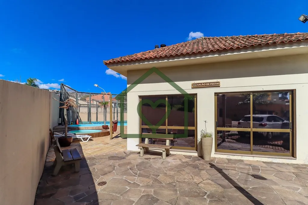 Imagem Apartamento de 2 dormitórios, com churrasqueira, 64m², térreo, box escriturado, condomínio com i...