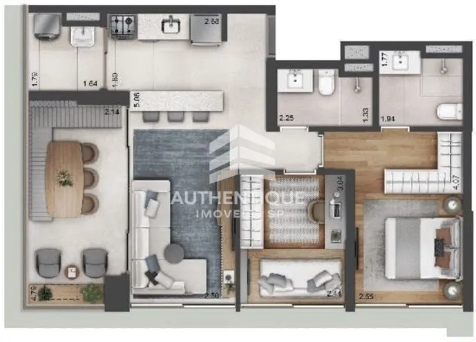 Imagem HELBOR OPEN MIND - Apartamento à venda no bairro Chácara Santo Antônio - São Paulo/SP, Zona Sul