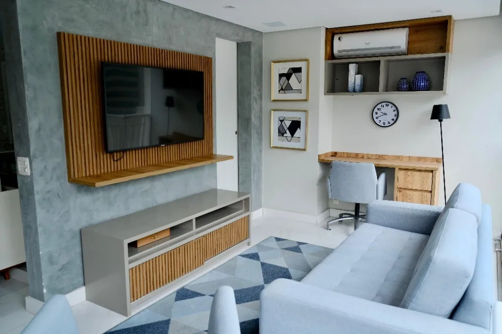 Imagem Apartamento à venda na Vila Nova Conceição, 1 quarto, 1 suíte, 1 vaga, 54m² - Condomínio Horizonte JK Vila Olímpia SP