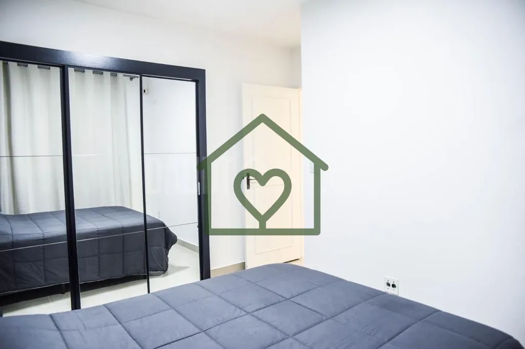 Imagem Apartamento de 1 dormitório com excelente distribuição: living, cozinha e área de serviço separ...