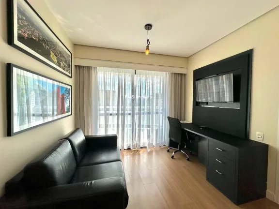 Imagem Apartamento para locação em Moema, com 1 suíte, 2 banheiros, 1 vaga de garagem.