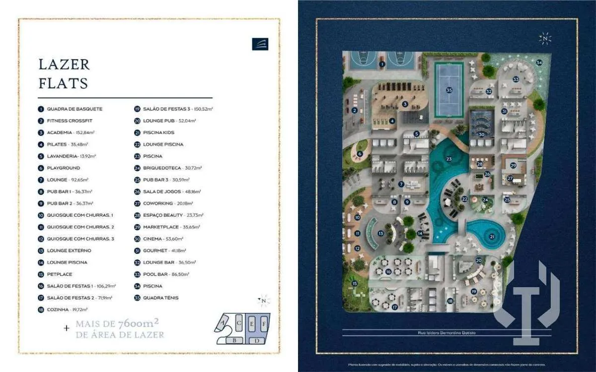 Imagem Flat à venda, no Dubai Mall Porto Belo em Porto Belo, Perequê, com 1 quarto, 37m2