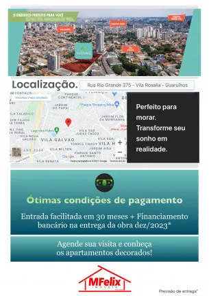 Imagem Apartamento com 2 Quartos à Venda, 56 m² em Vila Galvão - Guarulhos