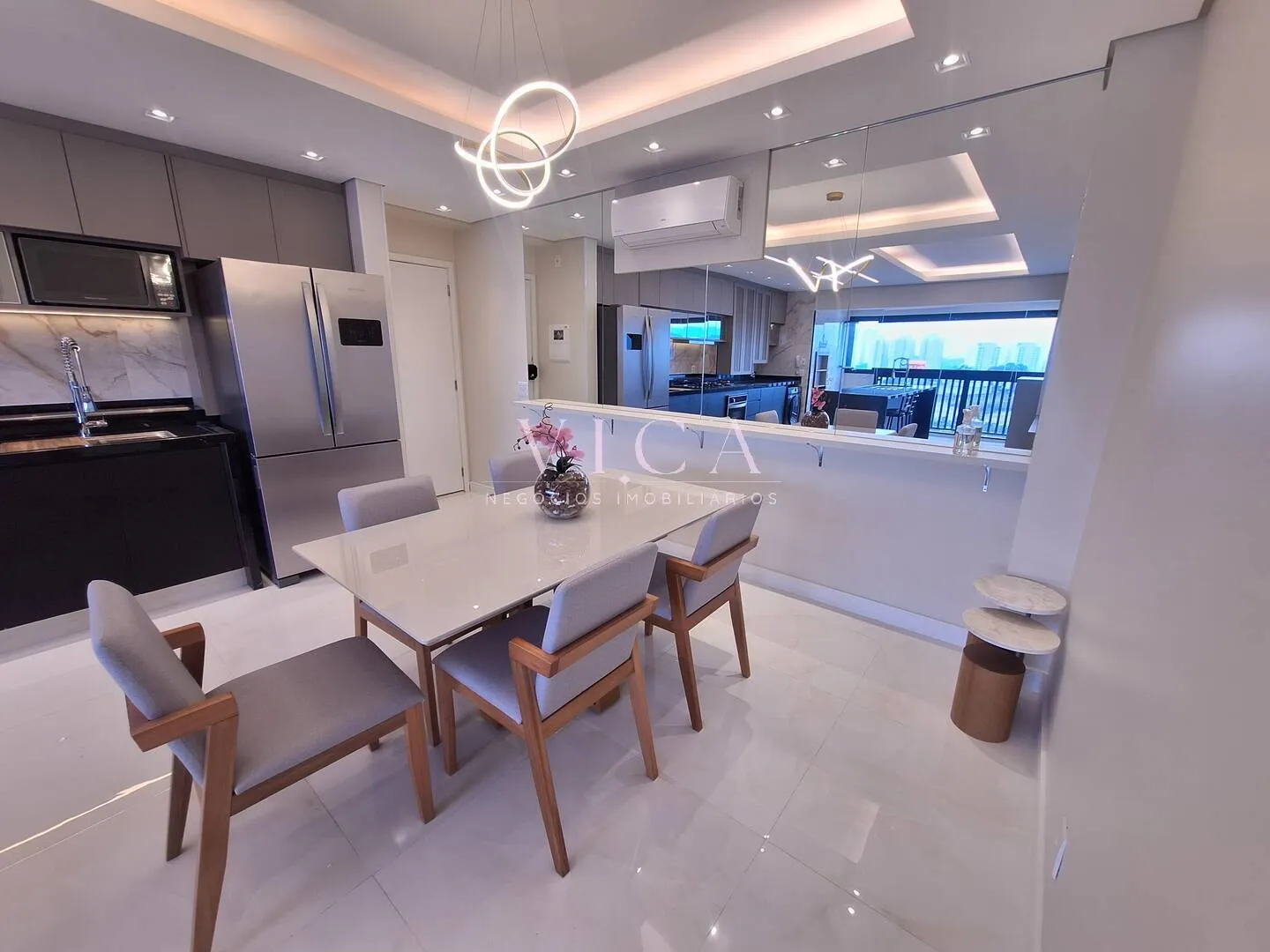 Imagem Apartamento mobiliado com 86m² -2 suítes - aluguel por R$ 6.000 -Barueri/SP