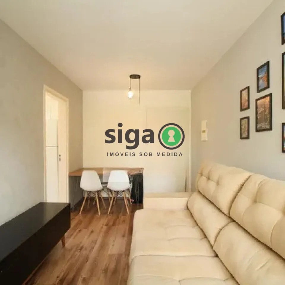 Foto do imóvel Apartamento mobiliado com 2 quartos e lazer completo em São Paulo.
