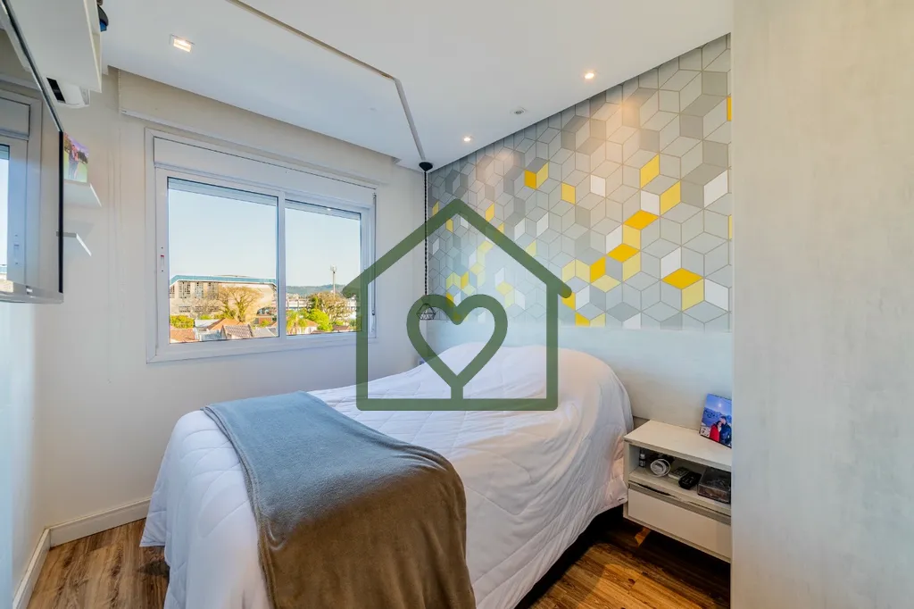 Imagem Apartamento à venda no bairro Azenha, totalmente mobiliado, com 56 m2 de área privativa em andar i...