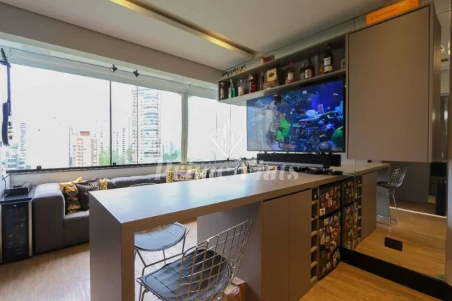 Imagem Flat disponível para venda no Morumbi Residence, com 34m², 1 dormitório e 1 vaga