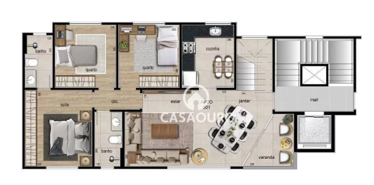 Imagem Cobertura com 3 quartos à venda, 173 m² - Sagrada Família - Belo Horizonte/MG