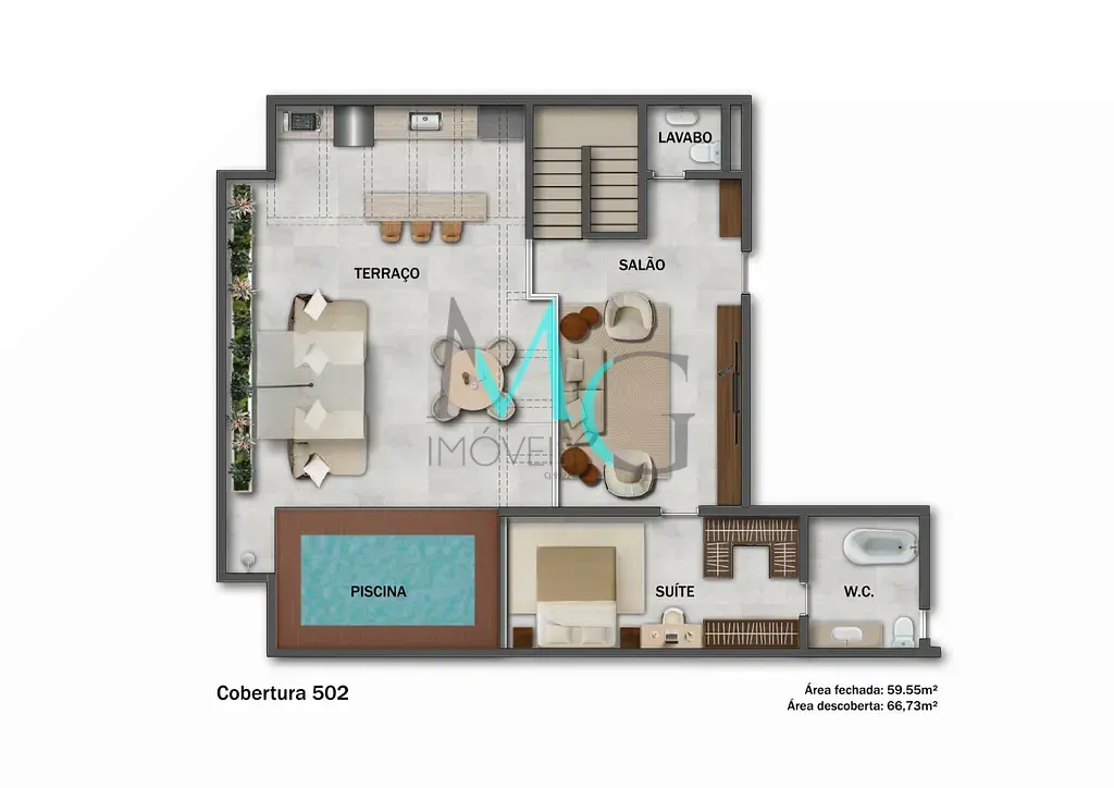 Imagem Cobertura Duplex à venda 4 Quartos 2 Suites 4 Vagas 271M² Botafogo Rio de Janeiro - RJ