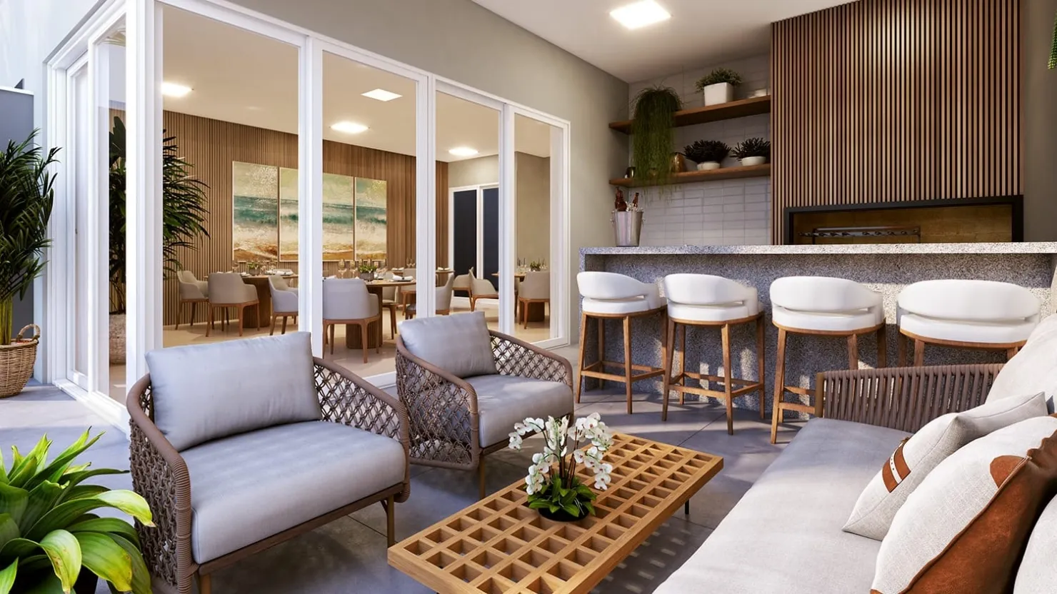 Imagem Apartamento à venda 2 Quartos, 1 Suite, 1 Vaga, 70.71M², Parque das Nações, Pindamonhangaba - SP | Residencial Heitor Villa Lobos